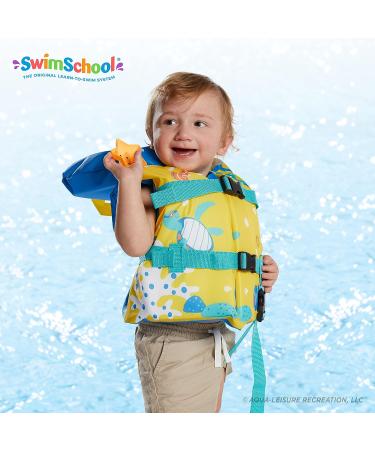 Coast Guard-Approved Aqua Life Jacket PFD | Flex-Form-Fit Design | Seafoam Blue | Infant/Kids/Youth - Buy Online on GoSupps.com