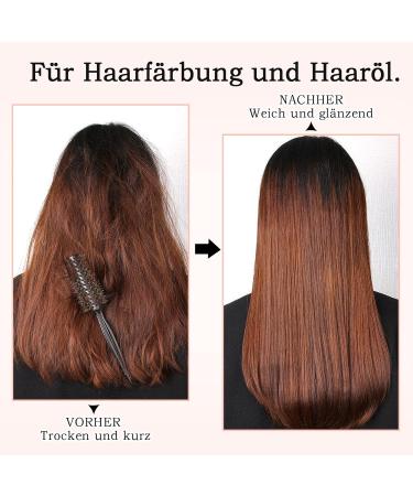 4-Piece Root Ridge Applicator Bottle Set | 180ml Hair Oil & Scalp Massage Brush for Effortless Hair Application | Hairdressing Tools & Self-Coloring Essentials - Buy Online on GoSupps.com