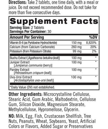 Natrol Water Pill Tablets 60 Count - Natural Water Retention Relief - Buy Online on GoSupps.com