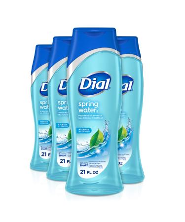 Dial Body Wash Spring Water 21 fl oz (Pack of 4) Unscented 21 Fl Oz (Pack of 4)