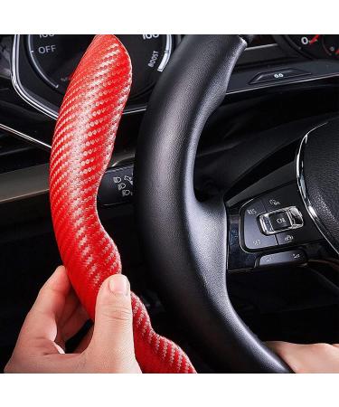 2Pcs Car Steering Wheel Cover for BMW M-Sport G30 G31 G32 G20 G21 G11 G12 G14 G15 G16 X4 G02 X5 G05 X7 G07 X3 G01 Carbon Fiber Segmented Steering Wheel Protector Anti-Slip Breathable Grip Cove normal Red - Buy Online on GoSupps.com