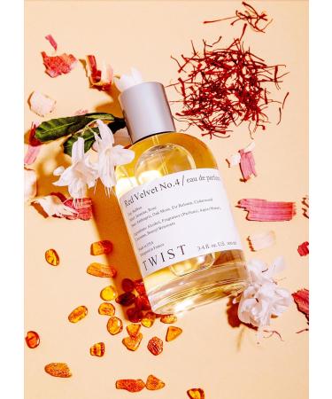 Twist - Red Velvet No. 4 - Eau De Parfum Inspired by MFK Baccarat Rouge 540 Long-Lasting Perfume For Women & Men Paraben Free Vegan Clean Ingredients Unisex - Spray 100 ml | 3.4 fl. oz. Red Velvet No.4 - Inspired by Baccarat Rouge 540 3.4 Fl Oz (Pack of 1 - Buy Online on GoSupps.com