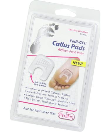 PediFix Pedi-Gel Callus Pads - 2 Count | Pain Relief for Calluses - Buy Online on GoSupps.com