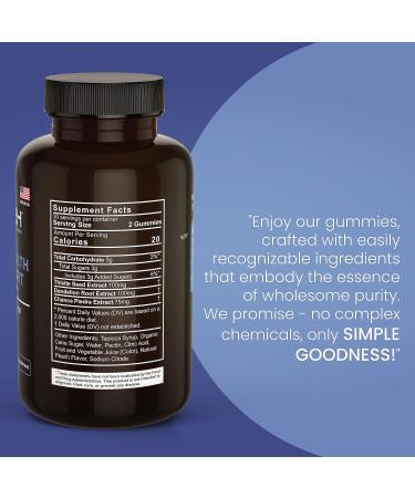 E2H Gut Support Gummies - 60 Count | Vegan Gelatin-Free Gluten-Free & Non-GMO - Boost Digestive Health Internationally - Buy Online on GoSupps.com