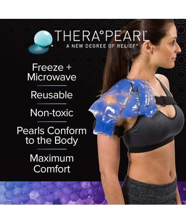TheraPearl Color Changing Shoulder Wrap - Hot Cold Therapy Gel Beads - Rotator Cuff Pain Relief - Sports Injuries - Buy Online on GoSupps.com