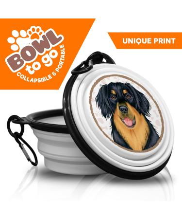 28. Hovawart Portable Folding Pet Bowl with Carabiner - Perfect Travel Food & Water Bowl for Dogs - Buy Online on GoSupps.com
