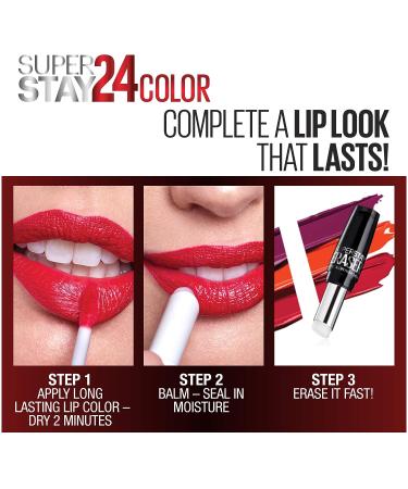 Maybelline SuperStay 24 Hour Liquid Lipstick in Reliable Raspberry - 1 Kit - Buy Online on GoSupps.com