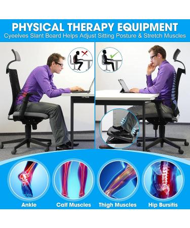 Adjustable Slant Board for Calf Stretching & Physical Therapy | Plantar Fasciitis Relief | Leg & Ankle Exercise Equipment - Buy Online on GoSupps.com