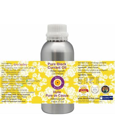 Dev Herbes Pure Black Currant Oil - 1250ml Cold-Pressed Ribes Nigrum - Natural Therapeutic Quality - 1 Pack - Buy Online on GoSupps.com