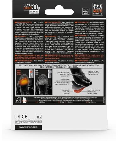 EPITACT Foot Sole Protection Cushion for Sport - Size L | Best Relief for Plantar Pain - International Shipping Available - Buy Online on GoSupps.com