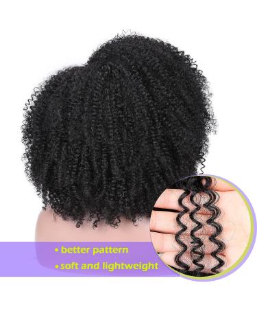 Lady Miranda Afro Short Kinky Synthetic Curly Wigs for Black Women - Natural and Stylish - Buy Online on GoSupps.com