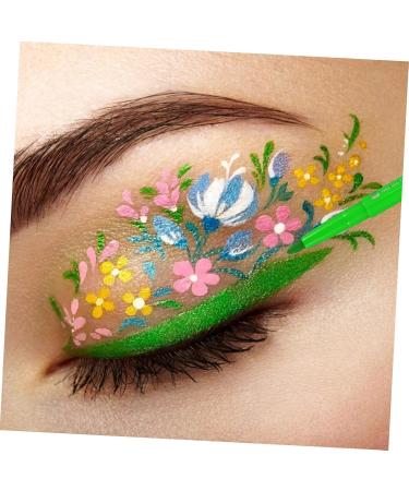 Balacoo 12 Pcs 1 Set Shadow Set Waterproof Eyeliner Long-lasting Eye Liners To Rotate Telescopic 1 count (Pack of 1) Colorful - Buy Online on GoSupps.com