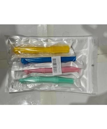 4 Pieces Silicone Baby Bite Tube Set | Toddler Biting Toys for Sensory Exploration & Teething Relief (0-6 Months) - Buy Online on GoSupps.com