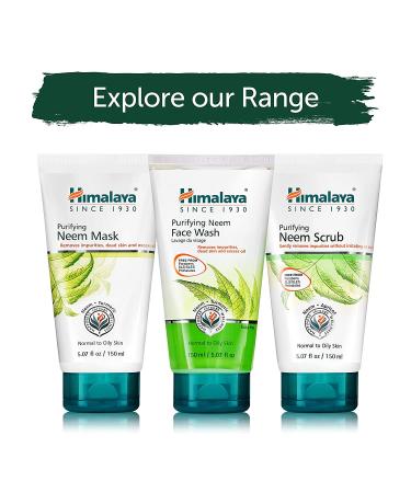 Himalaya Purifying Neem Scrub 5.07 oz - Deep Clean for Acne Reduction & Dead Skin Removal - Buy Online on GoSupps.com