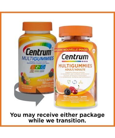 Centrum Multigummies for Adults 150 Count | Daily Multivitamin Supplement - Buy Online on GoSupps.com