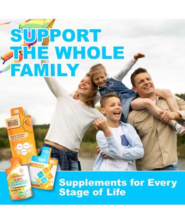 Cover Three Brain Assist Brain Supplement Nutritional Focus Supplement with Curcumin Uridine Orange Slice Liquid Brain Support Formula High Performance Memory Supplements Brain Assist 15 Servings (Pack of 1) - Buy Online on GoSupps.com