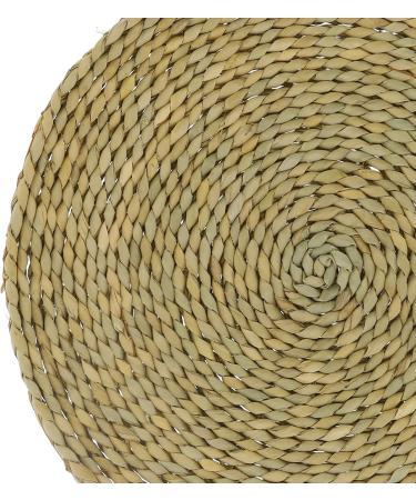  AKLOSIPY Round Straw Tatami Cushion for Zen Yoga Tea Ceremonies and Home Decor - Comfortable Floor Mat for Indoor and Outdoor Use - Buy Online on GoSupps.com