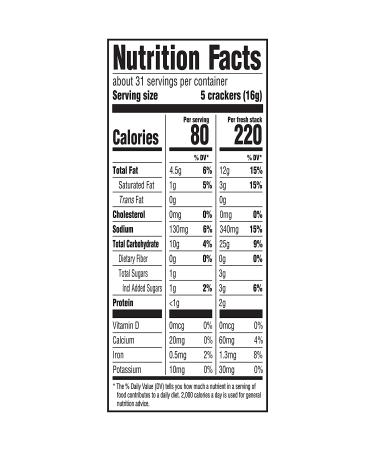 RITZ Fresh Stacks Original Crackers Family Size 6 Boxes, 1.11 lb - Pack of 6 - Buy Online on GoSupps.com