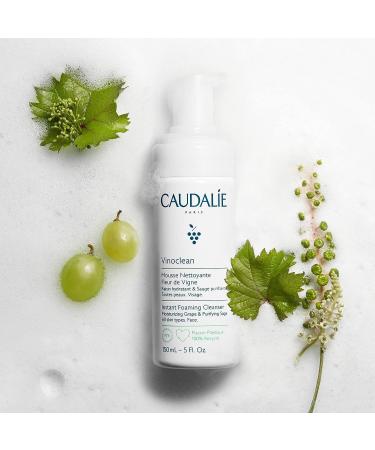 Caudalie Instant Foaming Cleanser 5.07 Fl Oz - Gentle Cleansing Formula - Buy Online on GoSupps.com