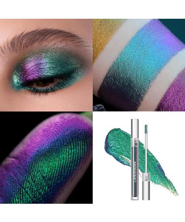 Shop 3 Pieces Chameleon Metallic Liquid Eyeshadow - Highly Pigmented Sparkling & Rapid-Drying - Perfect for Stunning Eye Looks - Buy Online on GoSupps.com