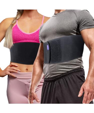 Everyday Medical Broken Rib Brace for Men and Women - Bamboo Charcoal Rib Support Compression Brace - accelerates The Healing of Cracked, Dislocated, Fractured and Post-Surgery Ribs - Small/Medium Small/Medium (Pack of 1)