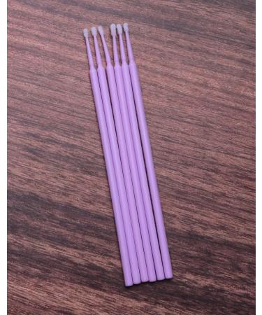 Ruwado 100 Pcs Applicator Brushes Micro Disposable Bendable Dental Clean Brush for Eyelash Extensions Mascara Make Up Oral Eyebrows Eyeliner Personal Care Micro Swabs (Puple - Small) - Buy Online on GoSupps.com