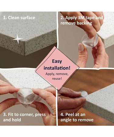 Bebe Earth Baby Proofing Corner Protectors  12 Furniture Corner Guards Bumpers for Table - Clear Child Safety Protector for Home  New Parents and Couples 12-Count - Buy Online on GoSupps.com