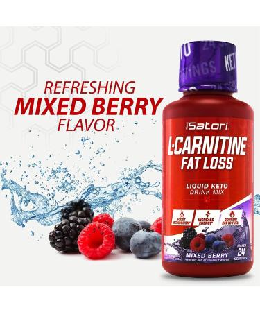 iSatori L-Carnitine 1500 Liquid L-Carnitine with Acetyl L-Carnitine Mixed Berry Flavor (24 Servings) & Malibu Beach Flavor (24 Servings) - Buy Online on GoSupps.com