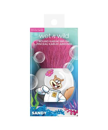 Wet n Wild SpongeBob Squarepants Round Kabuki Brush - Cheeks & Foundation Tool - Buy Online on GoSupps.com