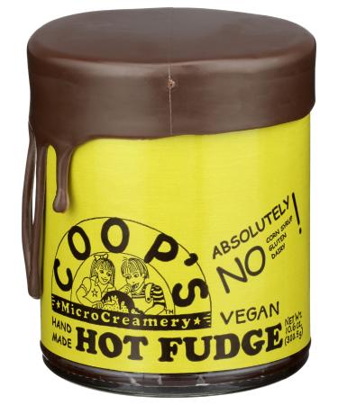 Coops Microcreamery, Sauce Fudge Vegan, 10.6 Ounce