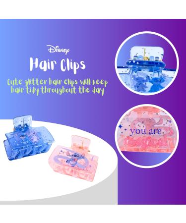 Disney Stitch Beauty Set Includes Mirror 2 Scrunchies Hair Scrunchies and 2 Hair Clips Gift Set for Girls - Buy Online on GoSupps.com