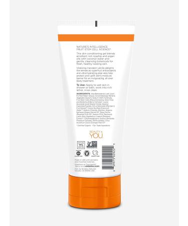 Andalou Naturals Mandarin Vanilla Shower Gel - 8.5 Fl Oz | Vitalizing & Refreshing - Buy Online on GoSupps.com