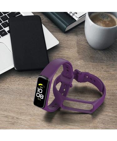 6 Pack Bands & Charger for Samsung Galaxy Fit 2 - Soft Silicone Replacement Straps for Men and Women | Compatible with Samsung Galaxy Fit2 - Buy Online on GoSupps.com