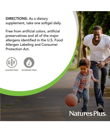 Nature's Plus Immune Vitamin D3 125 mcg (5000 IU) - 60 Softgels for Immune Support - Buy Online on GoSupps.com