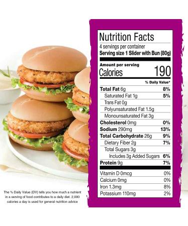 Gardein Plant-Based Chick'n Sliders - Vegan Frozen 11.3 oz. 4-Count - Buy Online on GoSupps.com