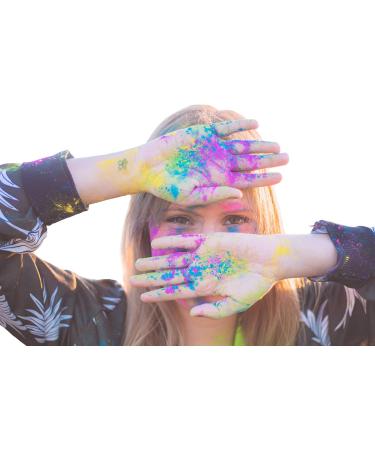  POLVO HOLI Holi Powder - 800g Pack of Holi Powder - 8 Bags of 100 grams - 8 Colors - Buy Online on GoSupps.com