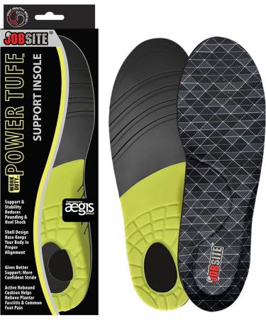 JobSite Power Tuff Anti-Fatigue Orthotic Insoles - Medium US Men 8-10.5 Women 9-11 | International Shipping - Buy Online on GoSupps.com