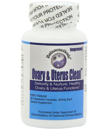 Balanceuticals Ovary & Uterus Clean, 500 mg Dietary Supplement Capsules, 60-Count Bottle