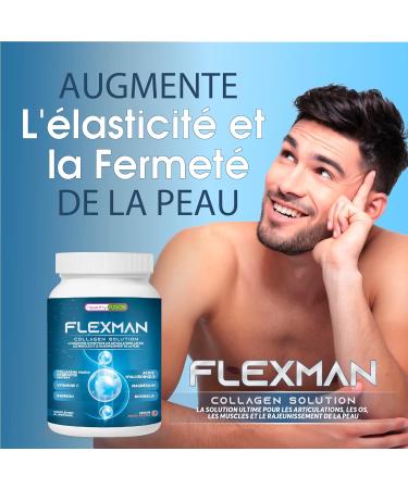 Marine Collagen + Glucosamine + Bamboo | Formulated for Men | Eliminates Pain in Muscles Joints & Bones | Powerful Anti-Inflammatory & Analgesic | 400g - Buy Online on GoSupps.com