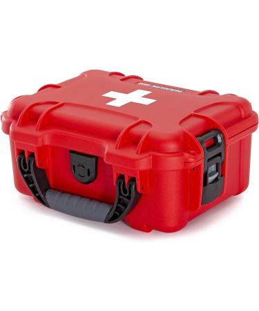 Nanuk 904 Waterproof First Aid Case - Red | Dust & Impact Resistant | Prepper & Survival Gear | Empty - Buy Online on GoSupps.com