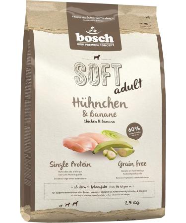 Buy Bosch HPC Soft Mini Perlhuhn & Sweet Potato + Chicken & Banana Bundle | Half-Moist Dog Food for Small Breeds | 2.5 kg Each | Best Quality International Shipping - Buy Online on GoSupps.com