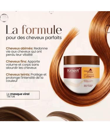  Karseell MACA CARE SYSTEM Karseell MACA CARE SYSTEM Professional Hair Mask Collagen Argan Coconut Shea Nourishing Moisturizing Repairing Anti-Frizz Dry Damaged Curly Straight Hair Sulfate-Free Travel Size 100ml - Buy Online on GoSupps.com