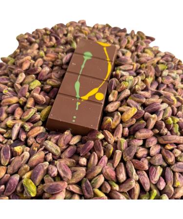  Luxury Bites LUXURY Dubai Pistachio Chocolate 100g - Handmade from Belgian Chocolate Dubai Kadayif Chocolate & Pistachio Dubai Chocolate Dubai Chocolate - Buy Online on GoSupps.com