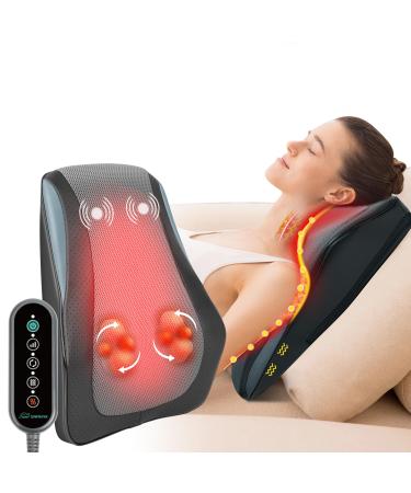 Snailax massage device back neck neck massage device with warmth shiatsu back massage device 3D kneading massage pillow for the neck back shoulder legs gifts for mom papa women - Buy Online on GoSupps.com