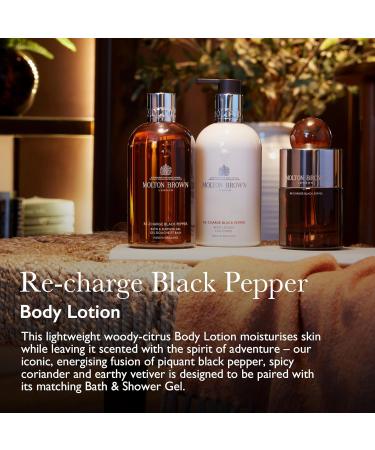 Molton Brown Re-charge Black Pepper Body Lotion 300 ml New Version - Buy Online on GoSupps.com