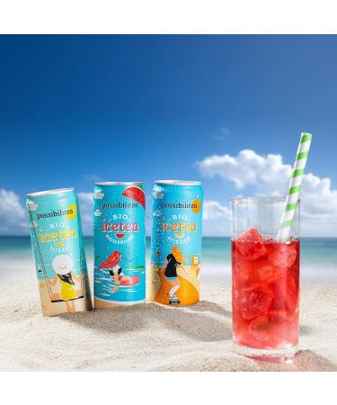 Buy Possibilitea Bio Iced Watermelon (12x330ml Can) - Organic Vegan Climate-Neutral Refreshment | 3 Deposit Included - Buy Online on GoSupps.com