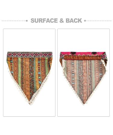 Shop Awaytr Elastic Hair Bands - Flower Pattern Chiffon Headbands with Clips | Pack of 3 | Stylish & Versatile Hair Scarves - Buy Online on GoSupps.com