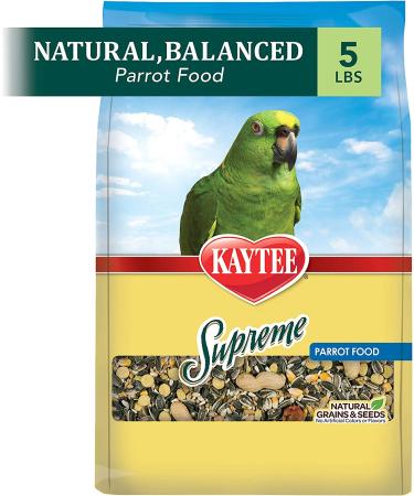 Kaytee Supreme Parrot Food 5 lb - Nutritious Blend for Parrots (1 Pack) - Buy Online on GoSupps.com