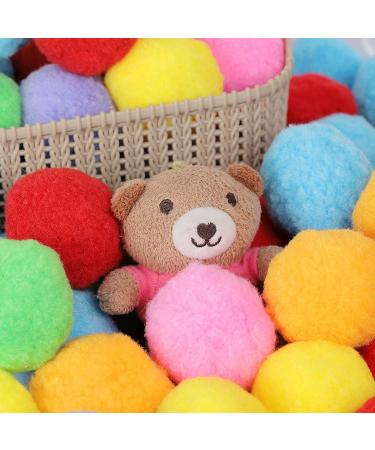 50-pack 2.5 Inch Assorted Pom Poms for DIY Crafts - Vibrant Colors for Creative Decorations - Buy Online on GoSupps.com