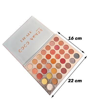 Retoo 35-Color Eyeshadow Palette | Professional Makeup | Highly Pigmented & Long-Lasting | Vegan Formula - Buy Online on GoSupps.com